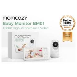 momcozy dětská chůvička s kamerou BM007-WH12BA-A