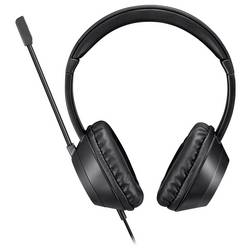 Adesso Xtream P7 AI Copilot Headset Headset otevřená (On Ear) kabelová stereo černá melírovaná headset Počítače