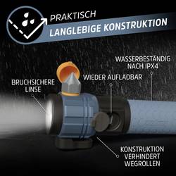Energizer Auto Metal Light LED kapesní svítilna, napájeno akumulátorem, 500 lm