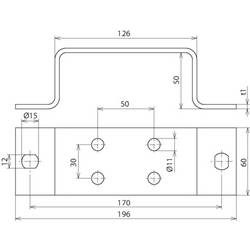 DEHN 472023 ES 2X2 ASB11 STTZN Zemnící lišta 1 ks