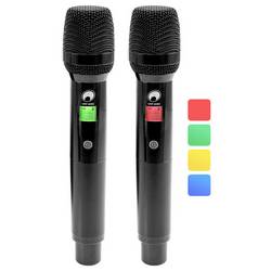 sada bezdrátového mikrofonu Omnitronic UHF-602 Druh přenosu:bezdrátový spínač