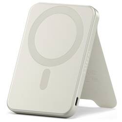 Satechi OntheGo Magnetic Qi2 powerbanka 5000 mAh, Qi 2, MagSafe, písková