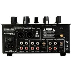Omnitronic PM-202FX 2kanálový DJ mixážní pult černá