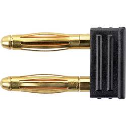 Schützinger KURZ 6730 / 5.08-2 IG Au / SW zkratovací můstek černá 1 ks