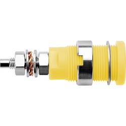 Schützinger DI SEB 6446 Ni / GE bezpečnostní vestavná zásuvka 4 mm žlutá 1 ks Piece