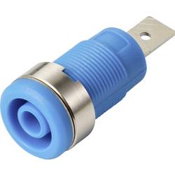 TRU COMPONENTS MP-32 blau bezpečnostní vestavná zásuvka 4 mm zásuvka, rovná Ø pin: 4 mm modrá 1 ks Bulk