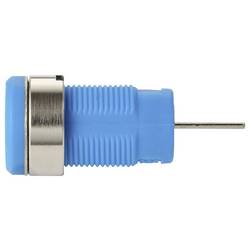 TRU COMPONENTS MP-32 blau bezpečnostní vestavná zásuvka 4 mm zásuvka, rovná Ø pin: 4 mm modrá 1 ks Bulk