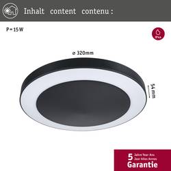 Paulmann Circula 94526 venkovní nástěnné LED osvětlení s PIR detektorem LED 14 W antracitová