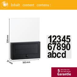 Paulmann 94577 Neda solární osvětlení čísla domu 1 W teplá bílá antracitová