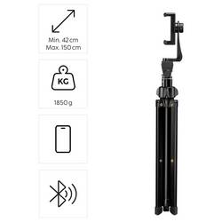 Hama Rotary Smartphone II sada stativu 1/4palcové min./max.výška=41.5 - 150 cm černá