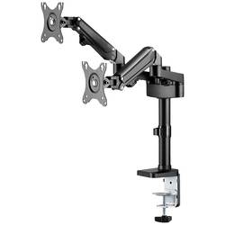 Neomounts DS70-750BL2 držák na stůl pro monitor 2 Displej: (s) 43,2 cm (17) - 68,6 cm (27) černá nastavitelná výška, otočný, naklápěcí, nakláněcí