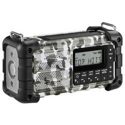 Sangean MMR-99 DAB+ Camo A500555 Nouzové rádio, DAB+, FM, AUX, USB, Bluetooth, Solární panel, Ruční klika, s USB nabíječkou, Arctic Camo