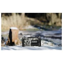 Sangean MMR-99 DAB+ Camo A500555 Nouzové rádio, DAB+, FM, AUX, USB, Bluetooth, Solární panel, Ruční klika, s USB nabíječkou, Arctic Camo