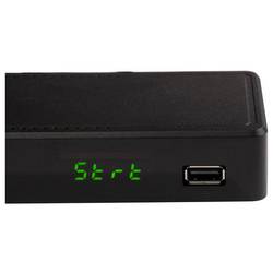 Denver DTB-148 DVB-T2 přijímač s funkcí nahrávání, německý standard DVB T2, ethernetová přípojka, přední USB slot, podpora LAN