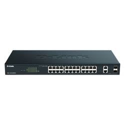 D-Link DGS-1100-26MPV2/E DGS-1100-26MPV2/E síťový switch 24 + 2 porty 56 GBit/s funkce PoE