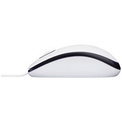 Logitech M100 optická myš, přenos kabelový, 3 tlačítko, 1000 dpi, bílá