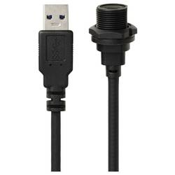 TRU COMPONENTS TC-E10T-FT3-PWF/MU3-NWA-0.5PV-S TC-13543604 USB konektor 0.5 m, 1 ks