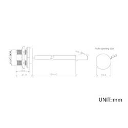 TRU COMPONENTS TC-13543648, RJ45 konektor, černá, 1 ks