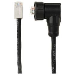 TRU COMPONENTS TC-13543636, RJ45 konektor, černá, 1 ks