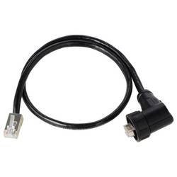 TRU COMPONENTS TC-13543636, RJ45 konektor, černá, 1 ks