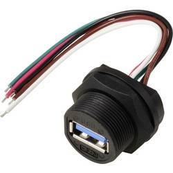 TRU COMPONENTS TC-E13T-FU2-PWF-0.1PV TC-13543556 USB konektor 0.1 m, 1 ks