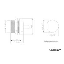 TRU COMPONENTS TC-E13T-FU2-PRF TC-13543548 USB konektor 1 ks