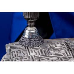 PFERD TOOLS Hrncový kartáč, neoppovaný, TBU, Ø 50 mm, Ø 6 mm, vlákno SIC - Ø 0,90 zrna 180 43703003 5 ks