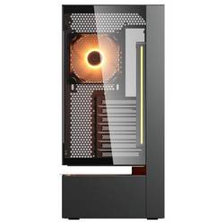 Cougar CFV235 midi tower PC skříň černá 3 předinstalované ventilátory, integrované osvětlení, boční okno, prachový filtr