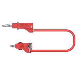 Electro PJP 2110-CD1-200R měřicí kabel banánková zástrčka banánková zástrčka 2.00 m červená 1 ks