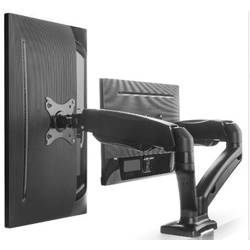 ICY BOX IB-MS304-T, Monitorständer mit Tischhalterung für 2 Monitore bis zu 27’’ (68 cm) držák na stůl pro monitor 2 Displej: (s) 68,6 cm (27) černá naklápěcí,