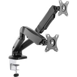 ICY BOX IB-MS304-T, Monitorständer mit Tischhalterung für 2 Monitore bis zu 27’’ (68 cm) držák na stůl pro monitor 2 Displej: (s) 68,6 cm (27) černá naklápěcí,