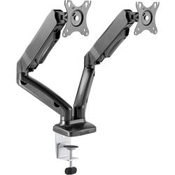 ICY BOX IB-MS304-T, Monitorständer mit Tischhalterung für 2 Monitore bis zu 27’’ (68 cm) držák na stůl pro monitor 2 Displej: (s) 68,6 cm (27) černá naklápěcí,