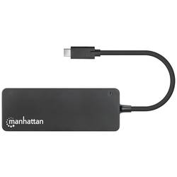 Manhattan 168410 USB Hub 7 portů USB-A USB 3.0 5 GBit/s černá 168410