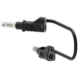 Electro PJP 2217/600V-CD1-50N měřicí kabel banánková zástrčka banánková zástrčka 0.50 m černá 1 ks