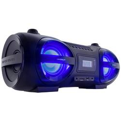 UNIVERSUM BB 500-20 221142 přenosný radiomagnetofon, FM, AUX, Bluetooth, CD, SD, USB, vč. dálkového ovládání, ambient light, černá