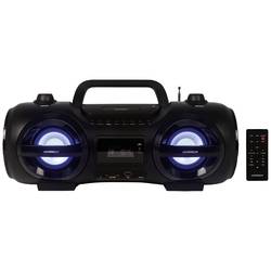 UNIVERSUM BB 500-20 221142 přenosný radiomagnetofon, FM, AUX, Bluetooth, CD, SD, USB, vč. dálkového ovládání, ambient light, černá