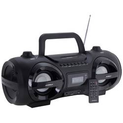 UNIVERSUM BB 500-20 221142 přenosný radiomagnetofon, FM, AUX, Bluetooth, CD, SD, USB, vč. dálkového ovládání, ambient light, černá