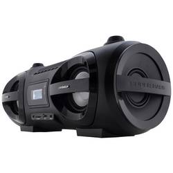 UNIVERSUM BB 500-20 221142 přenosný radiomagnetofon, FM, AUX, Bluetooth, CD, SD, USB, vč. dálkového ovládání, ambient light, černá