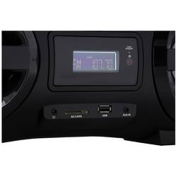 UNIVERSUM BB 500-20 221142 přenosný radiomagnetofon, FM, AUX, Bluetooth, CD, SD, USB, vč. dálkového ovládání, ambient light, černá