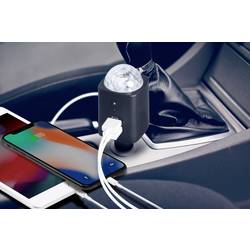 Technaxx Nabíječka do automobilu DICO TX-159 Proudová zatížitelnost (max.)=2.1 A 12/24 V, 5 V přes USB