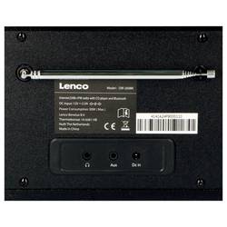 Lenco DIR-260BK DIR-260 internetové přenosné rádio, internetové, DAB+, FM, internet, FM, AUX, Wi-Fi, CD, Bluetooth, DAB+, MP3, funkce alarmu, vč. dálkového