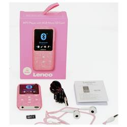 Lenco Xemio-861PK přenosný CD přehrávač Discman růžová
