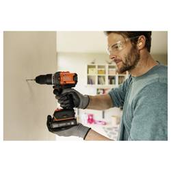 Black & Decker aku příklepový šroubovák, 2cestný, bezkartáčové, bez akumulátoru, bez nabíječky, vč. příslušenství, BLD683XN-XJ