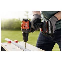 Black & Decker aku příklepový šroubovák, 2cestný, bezkartáčové, bez akumulátoru, bez nabíječky, vč. příslušenství, BLD683XN-XJ