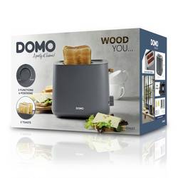 DOMO TOASTER Wood You - für 2 Toasts topinkovač Cool touch pouzdro, funkce toastování