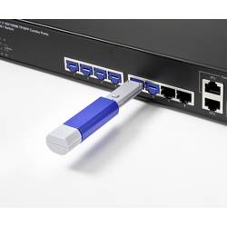 Renkforce zámek portu RJ45 LAN RF-4695234 sada 10 ks stříbrnomodrá vč. 1 klíče RF-4695234