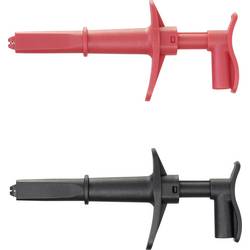 VOLTCRAFT MSK-116 krokosvorka zástrčka 6 mm CAT III 1000 V, CAT IV 600 V černá, červená