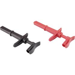 VOLTCRAFT MSK-116 krokosvorka zástrčka 6 mm CAT III 1000 V, CAT IV 600 V černá, červená