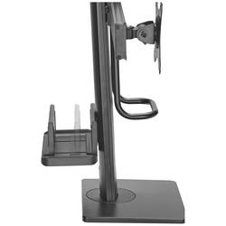 My Wall HL61L držák monitoru 2 Displej: (s) 43,2 cm (17) - 68,6 cm (27) černá otočný, naklápěcí, nastavitelná výška