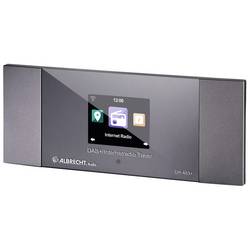 Albrecht DR 463+ 27463 adaptér internetového rádia, DAB+, internet, FM, Wi-Fi, vč. dálkového ovládání, Spotify, antracitová